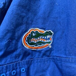 Florida Gators Columbia PFG Shirt Fishing Button Down UF University Blue XXL